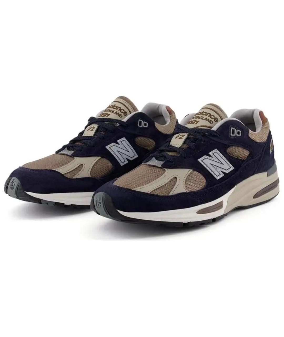 NEW BALANCE Синие замшевые кроссовки, фото 3