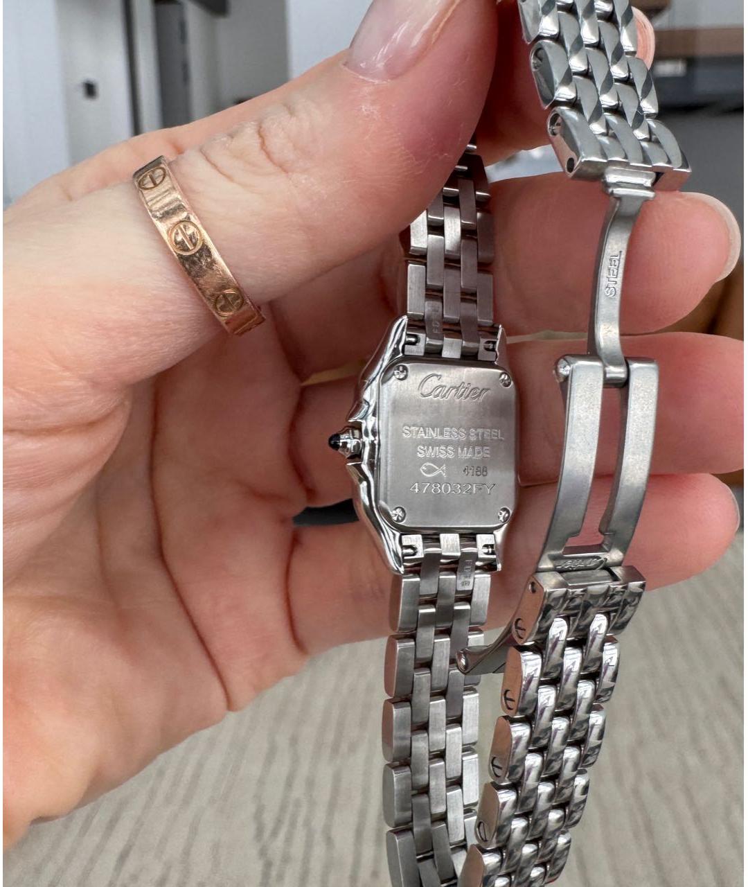 CARTIER Серебряные часы, фото 2