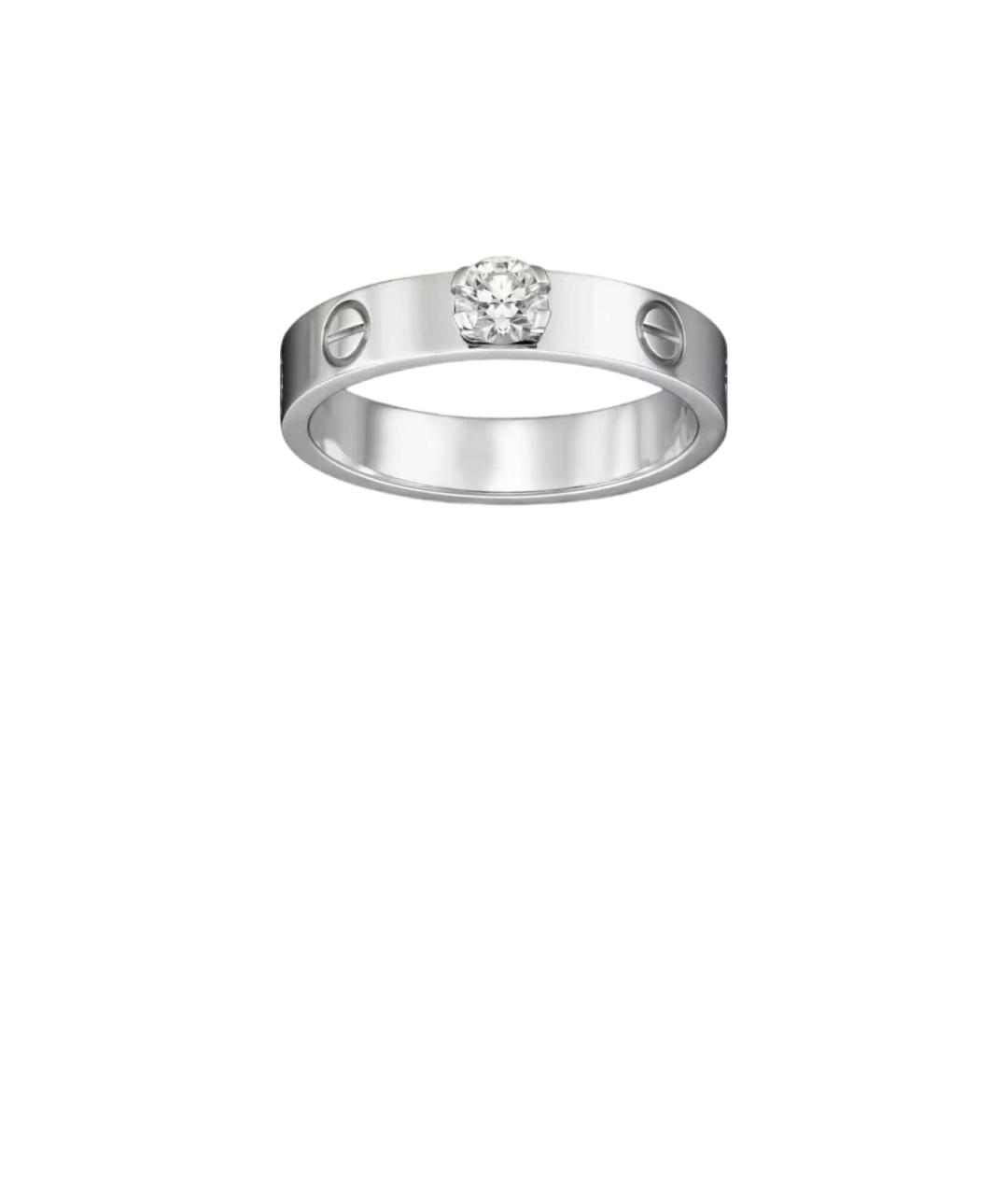 CARTIER Серебряное кольцо из белого золота, фото 6