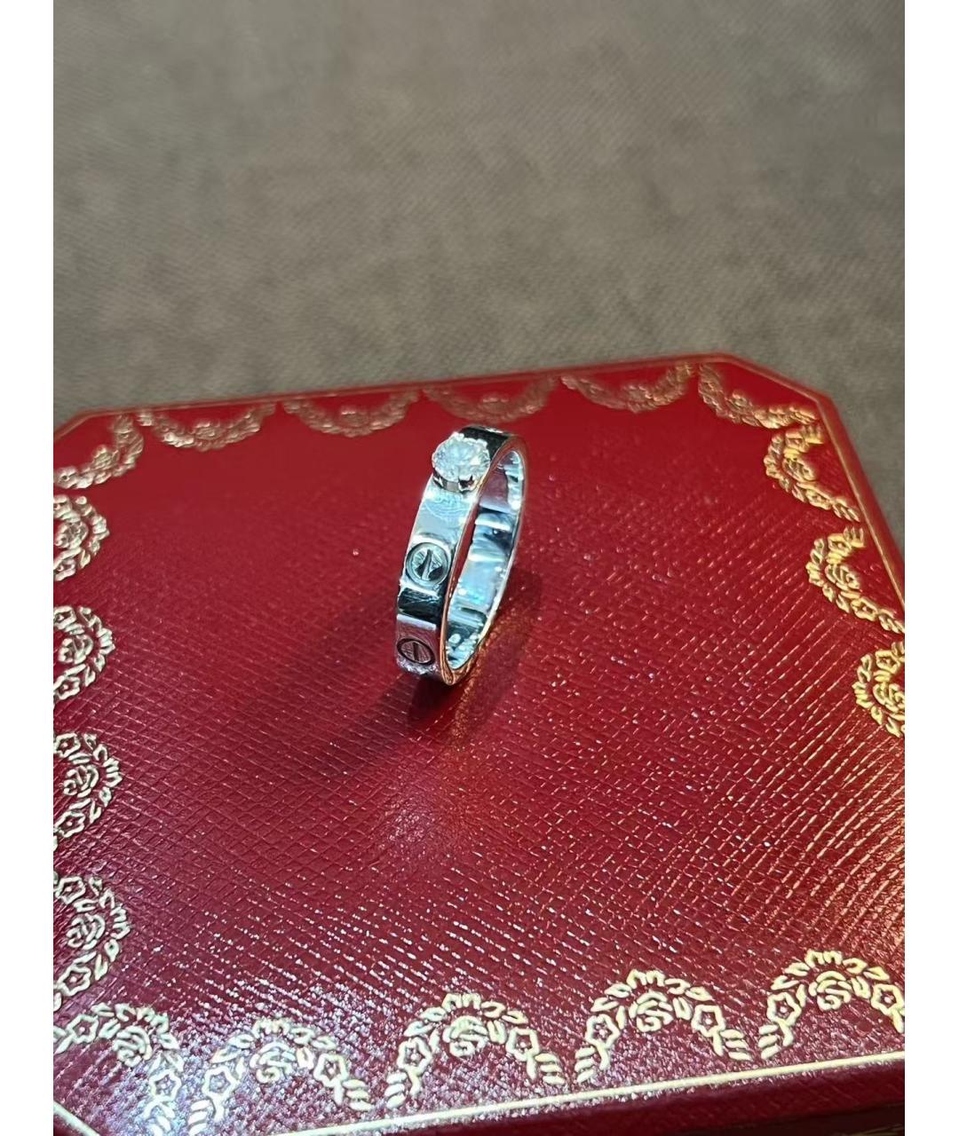 CARTIER Серебряное кольцо из белого золота, фото 3