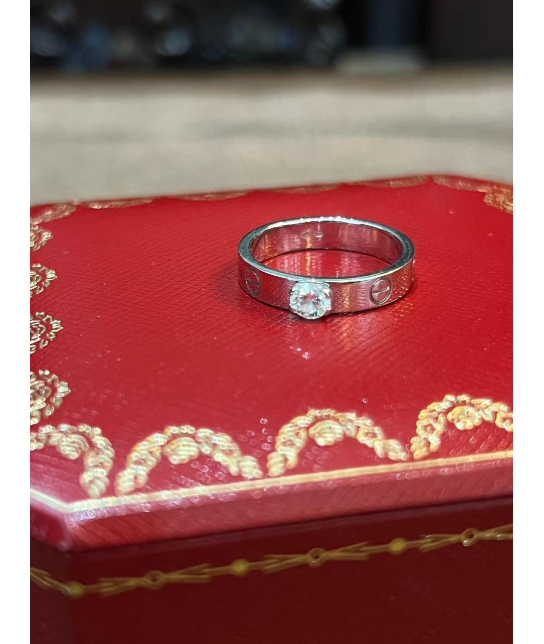 CARTIER Серебряное кольцо из белого золота, фото 2