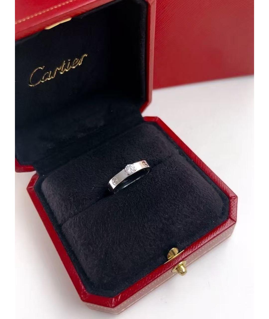CARTIER Серебряное кольцо из белого золота, фото 4