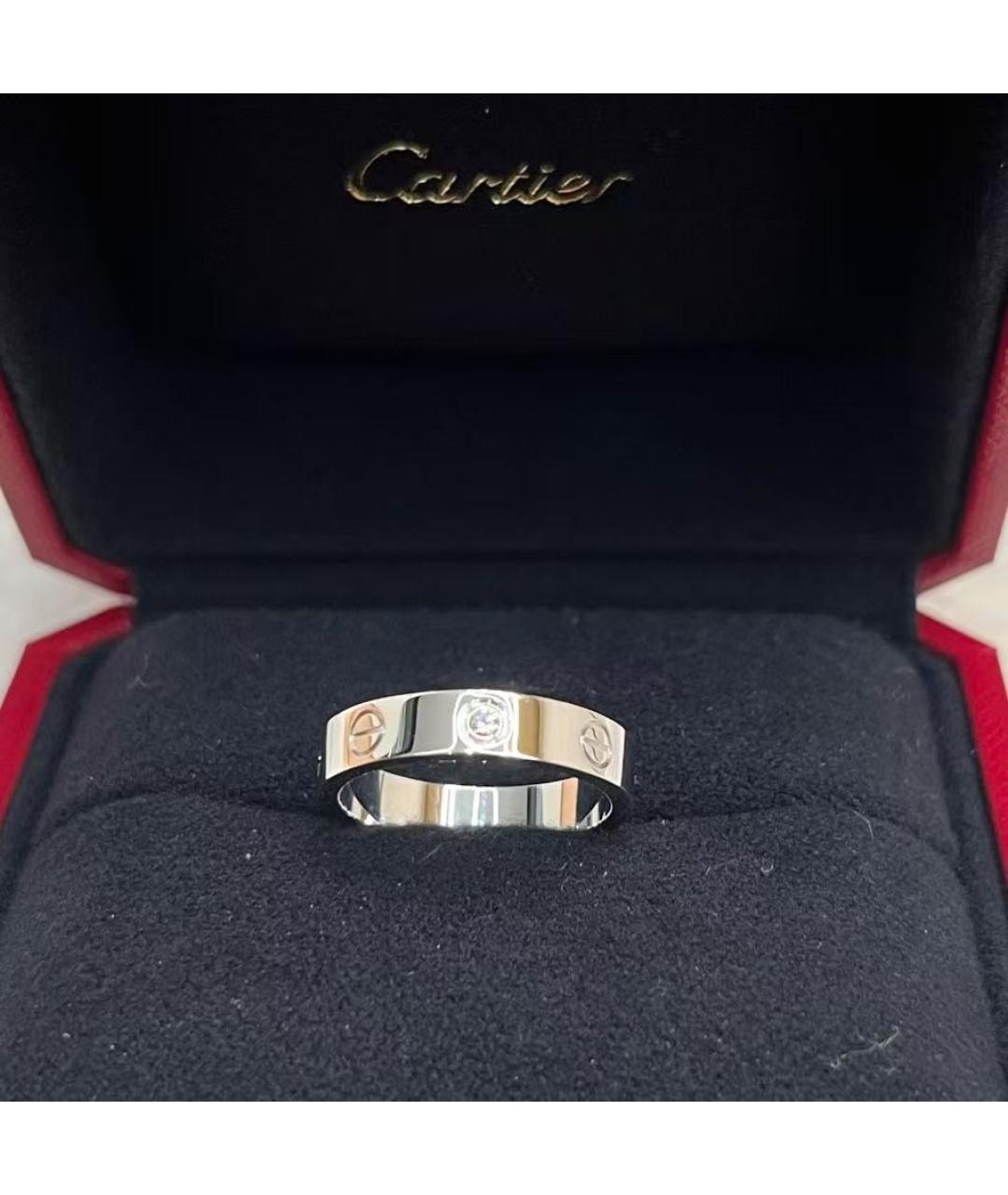 CARTIER Серебряное кольцо из белого золота, фото 4