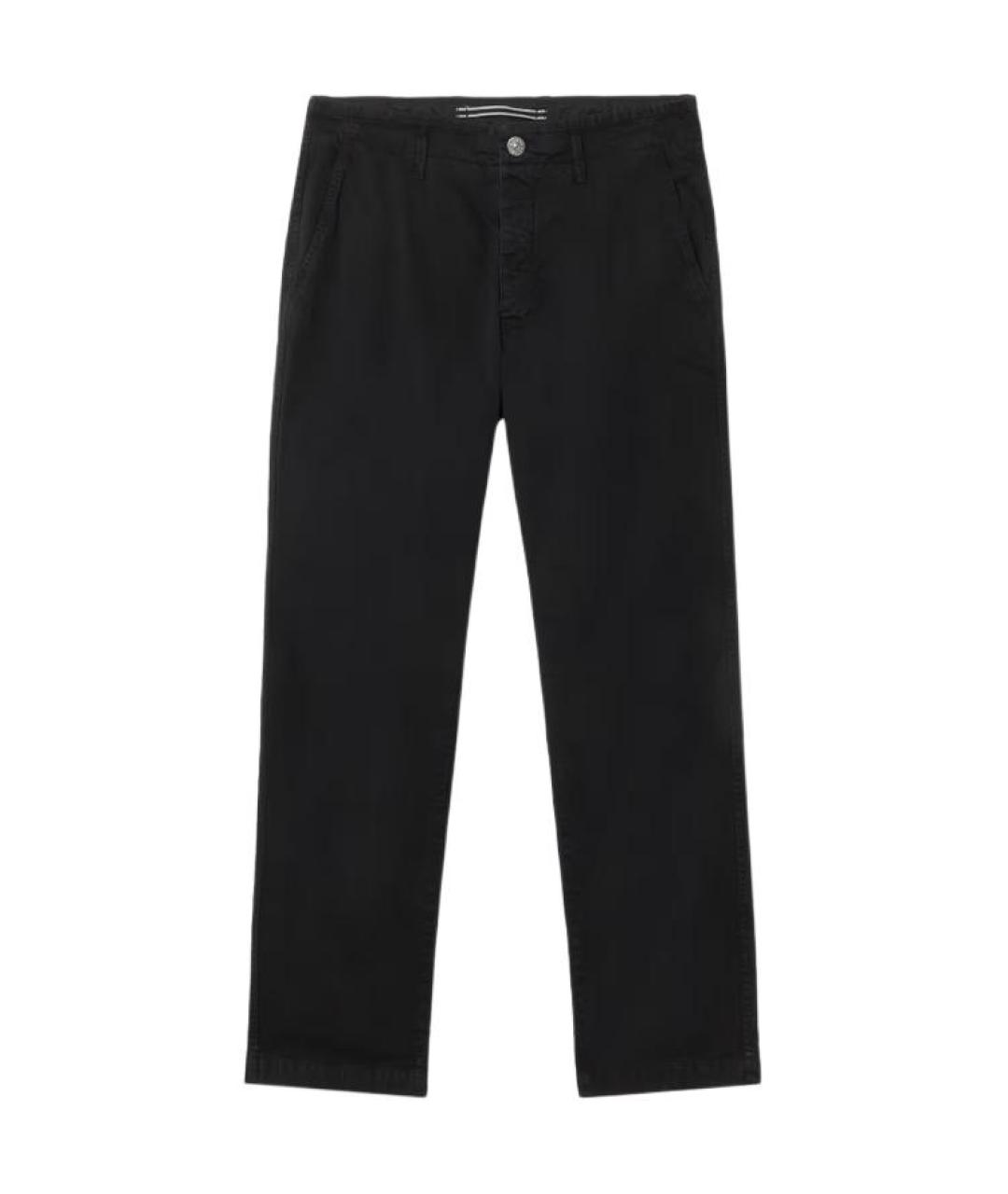 STONE ISLAND Черные повседневные брюки, фото 1