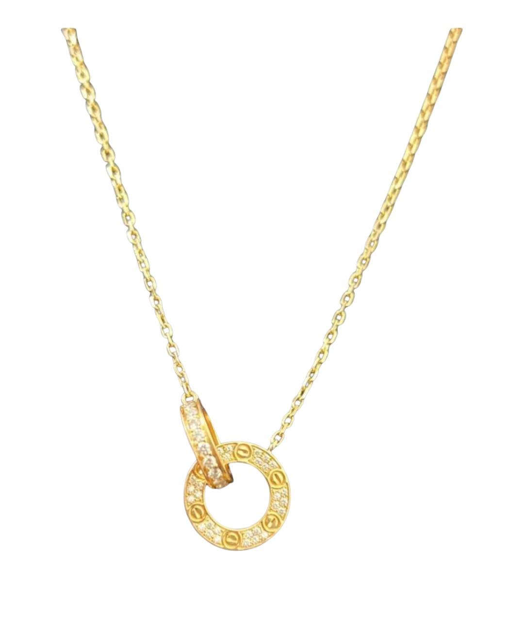 CARTIER Золотое колье из розового золота, фото 1