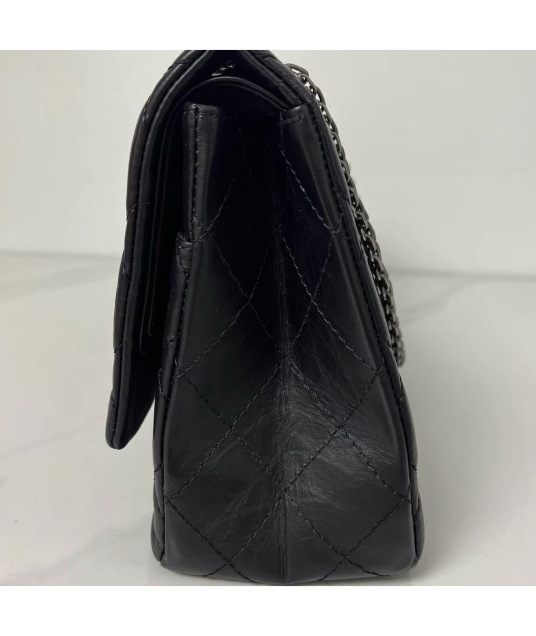 CHANEL Черная кожаная сумка через плечо, фото 3