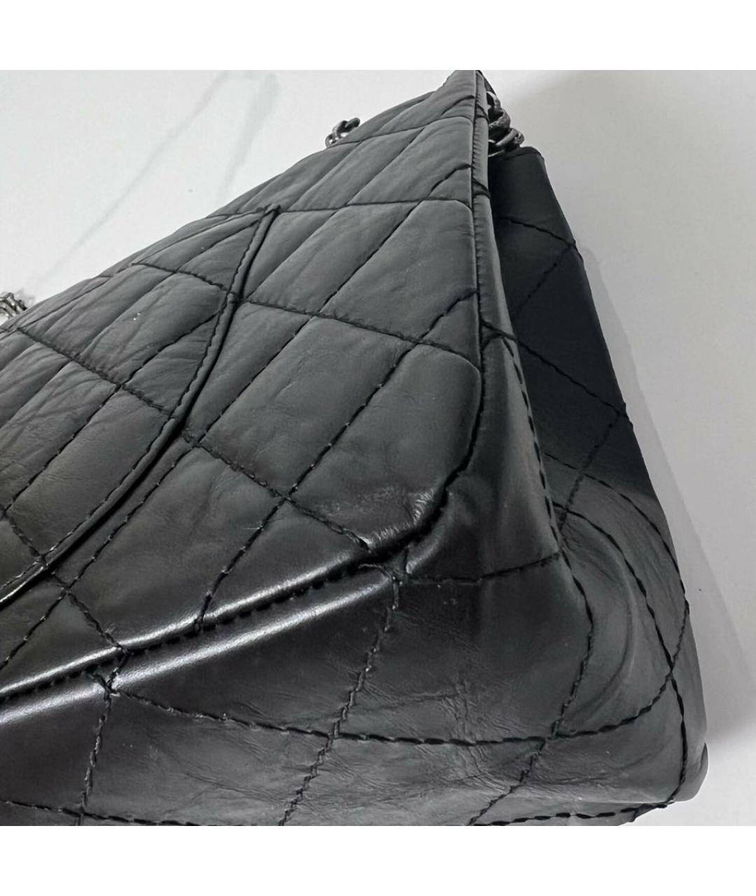 CHANEL Черная кожаная сумка через плечо, фото 8