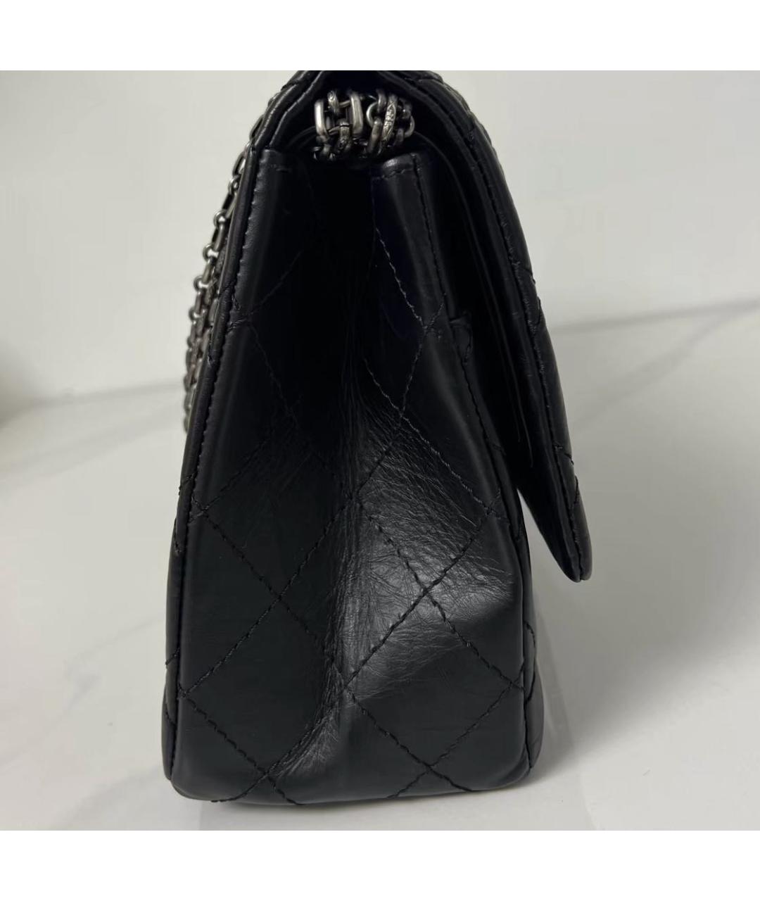 CHANEL Черная кожаная сумка через плечо, фото 4