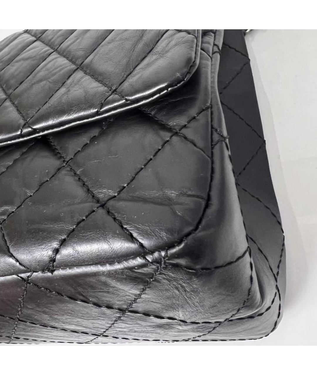 CHANEL Черная кожаная сумка через плечо, фото 6