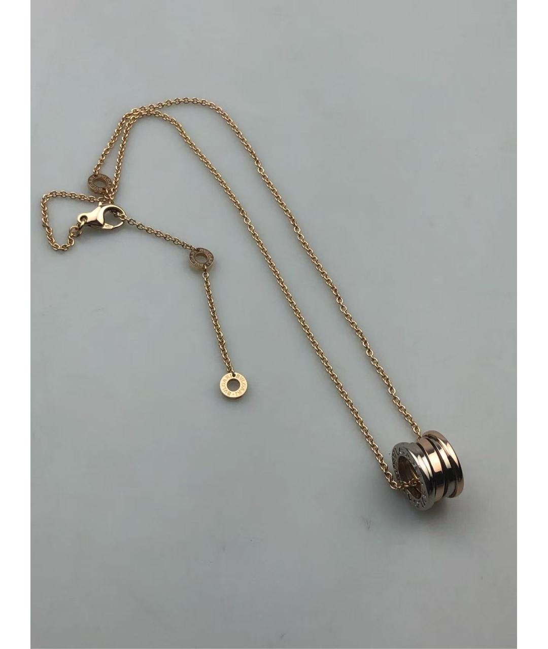 BVLGARI Золотая подвеска из розового золота, фото 3