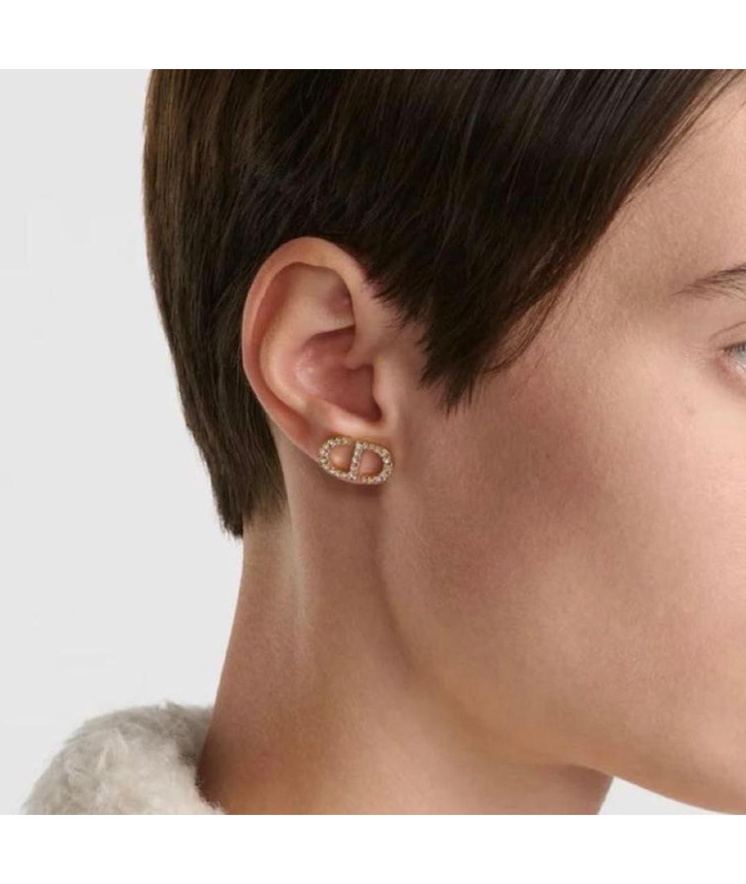 CHRISTIAN DIOR Золотые серьги, фото 5