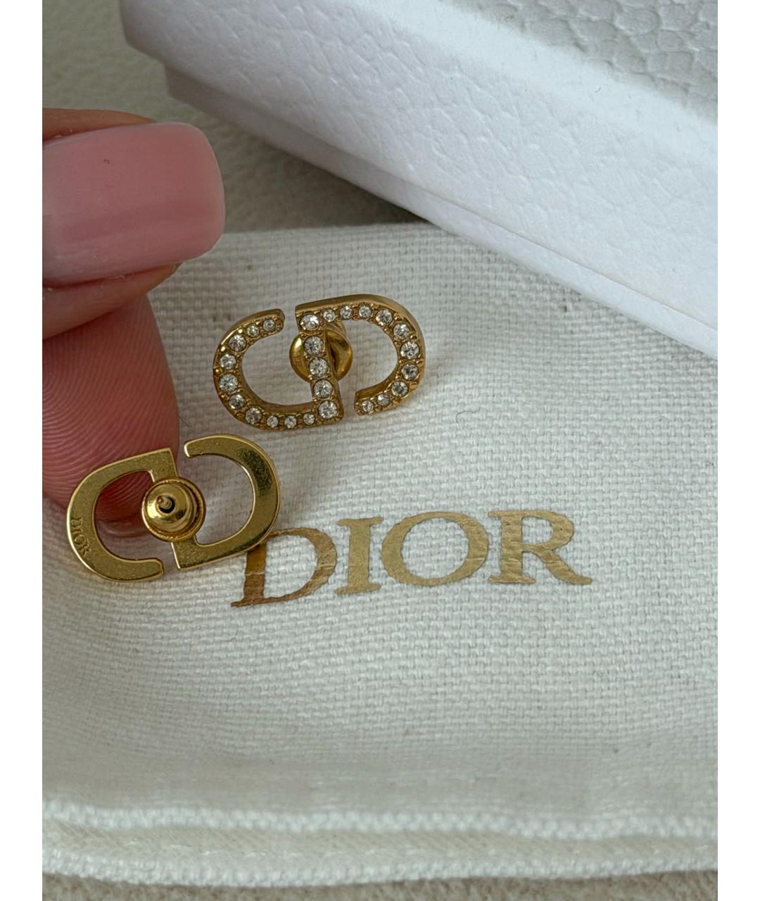 CHRISTIAN DIOR Золотые серьги, фото 3