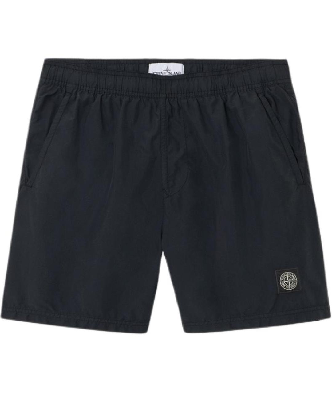 STONE ISLAND Черные плавки, фото 1