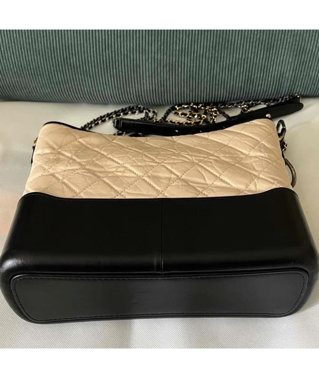 CHANEL Черная кожаная сумка через плечо, фото 7