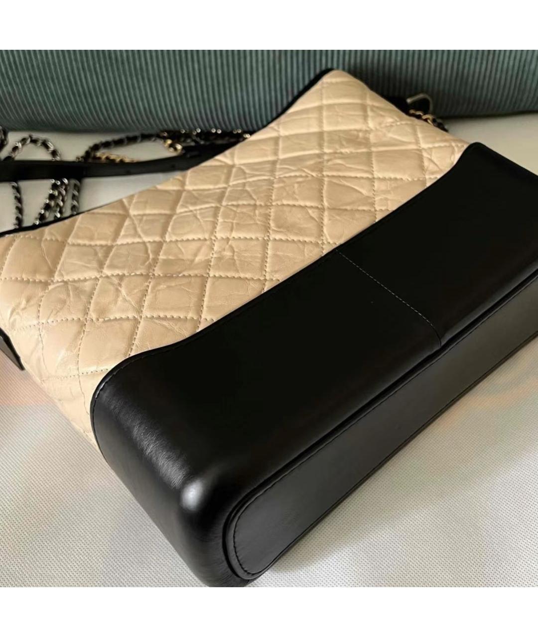CHANEL Черная кожаная сумка через плечо, фото 8