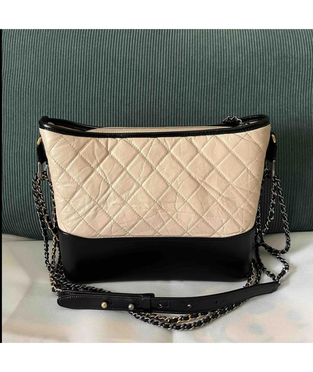 CHANEL Черная кожаная сумка через плечо, фото 2