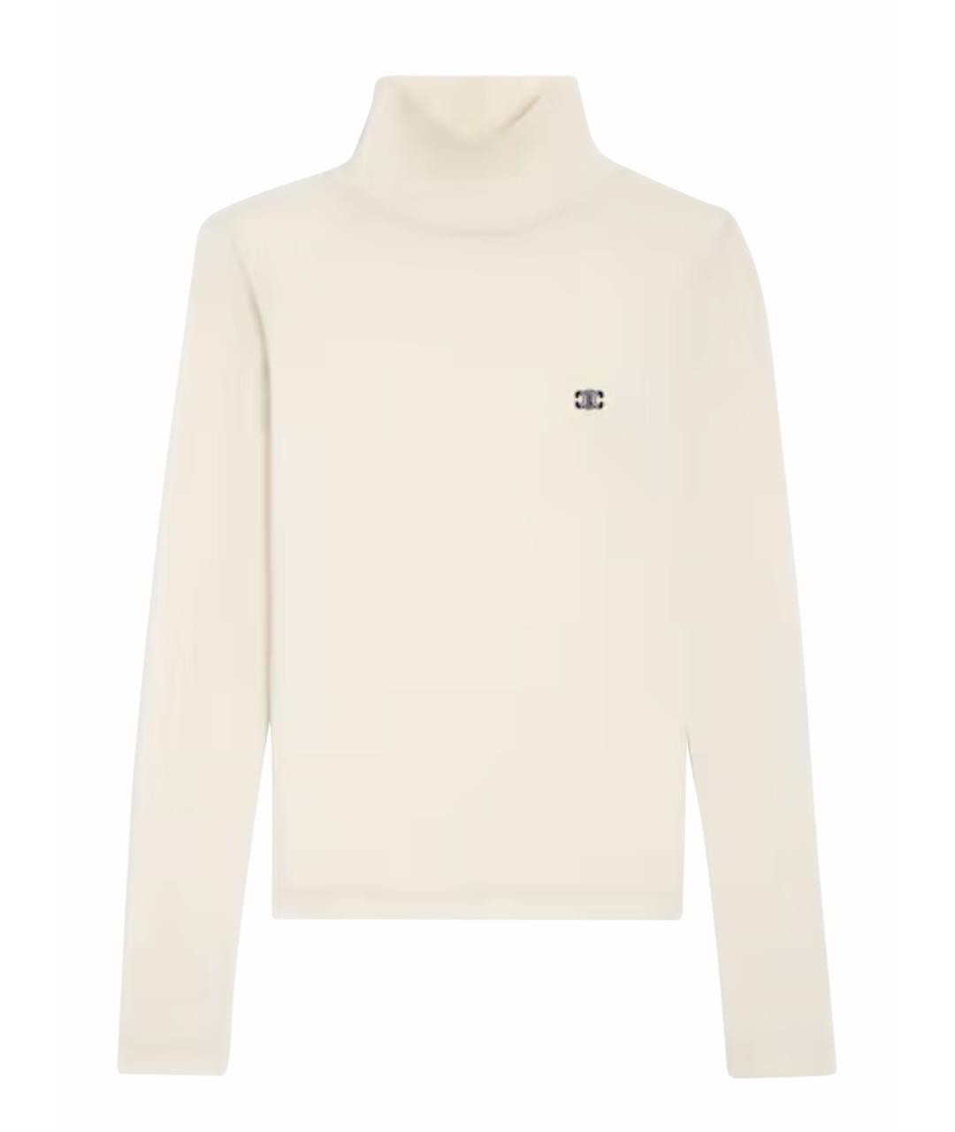 CELINE Бежевая шерстяная водолазка, фото 1