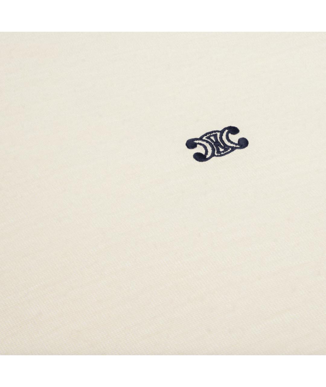 CELINE Бежевая шерстяная водолазка, фото 4