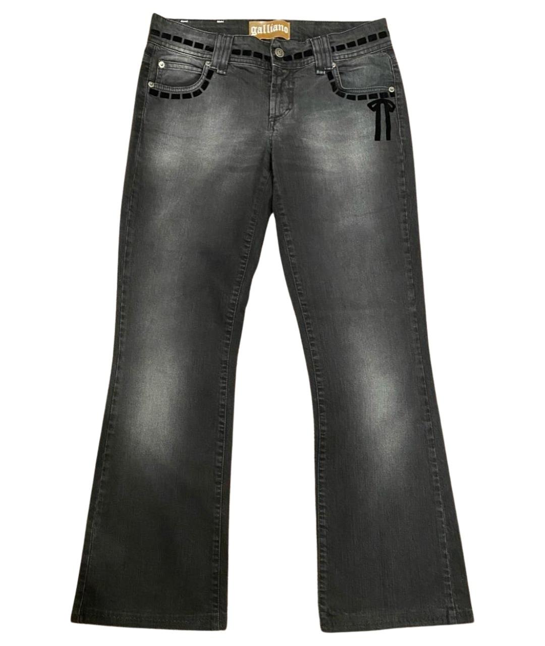 JOHN GALLIANO Черные джинсы, фото 1