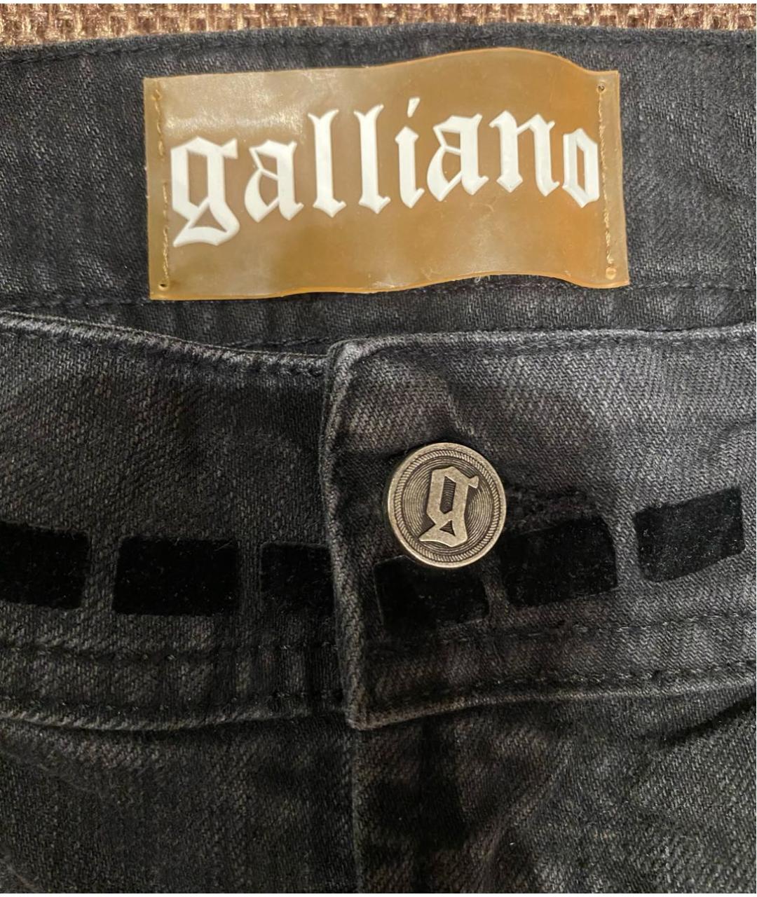 JOHN GALLIANO Черные джинсы, фото 3