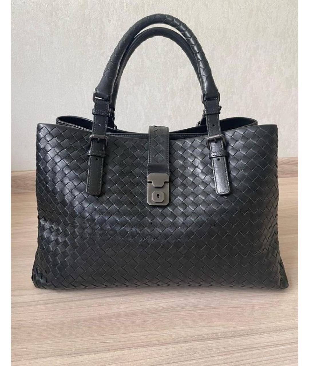 BOTTEGA VENETA Кожаная сумка с короткими ручками, фото 7