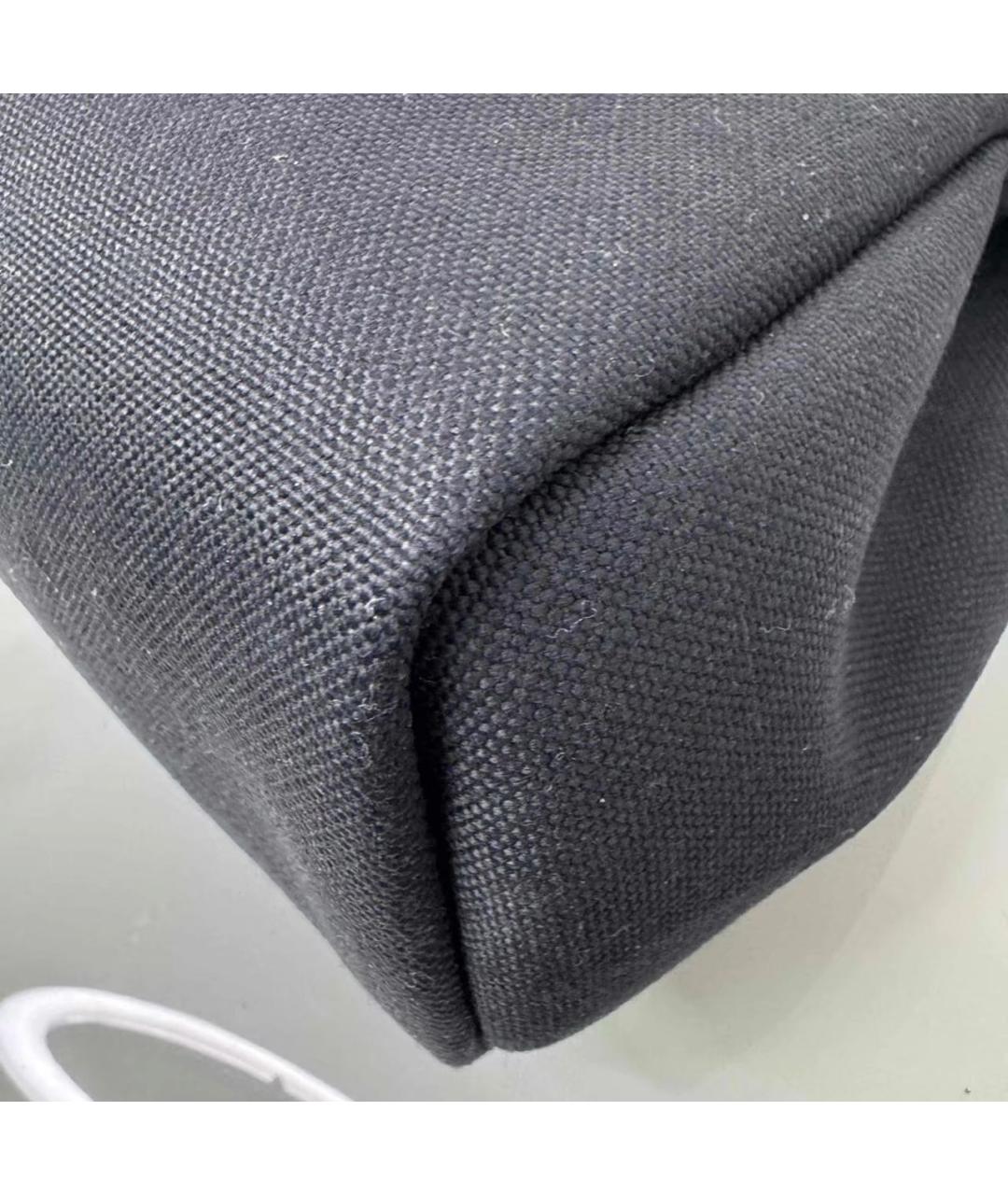 HERMES Черная кожаная сумка с короткими ручками, фото 7