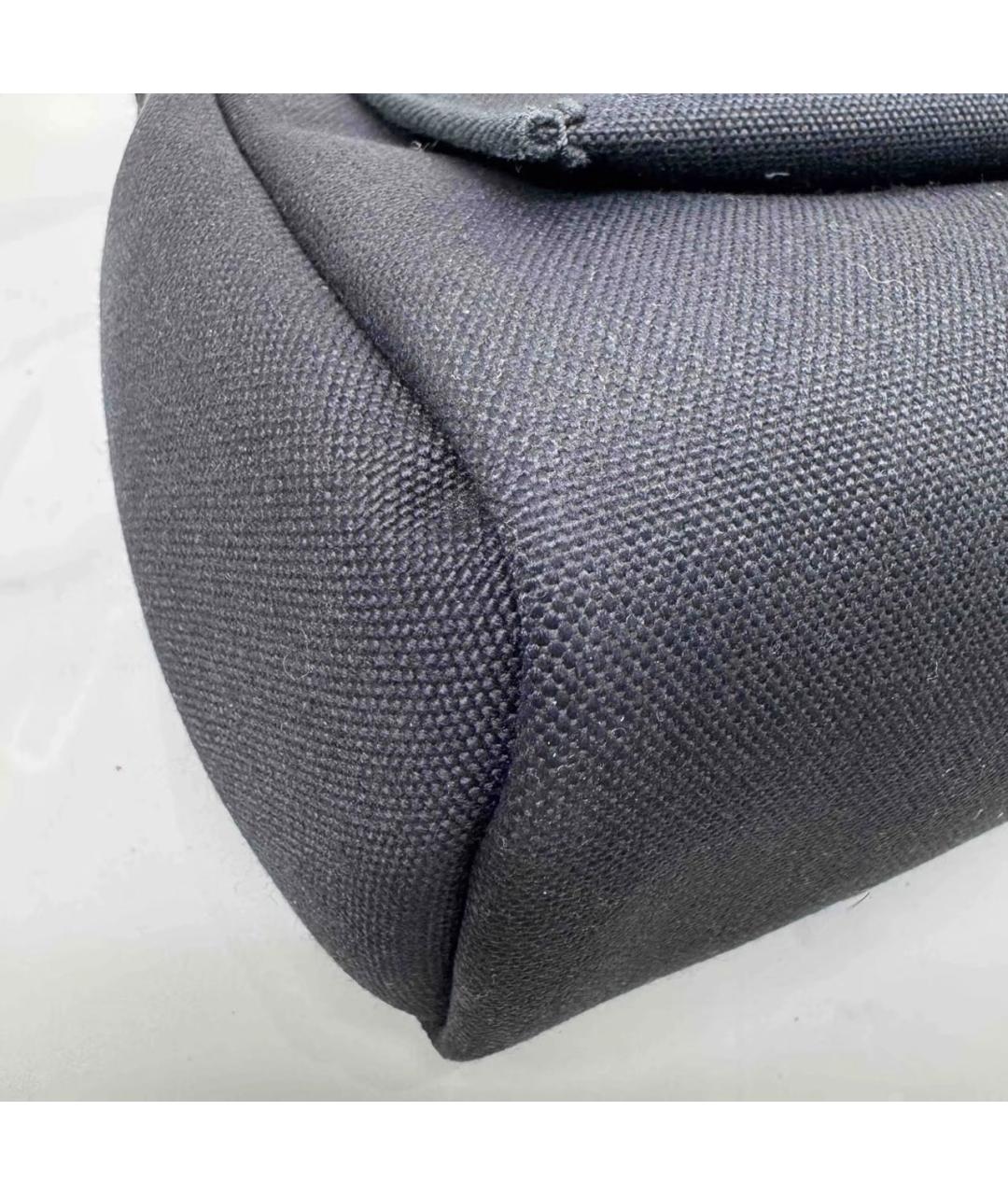 HERMES Черная кожаная сумка с короткими ручками, фото 8