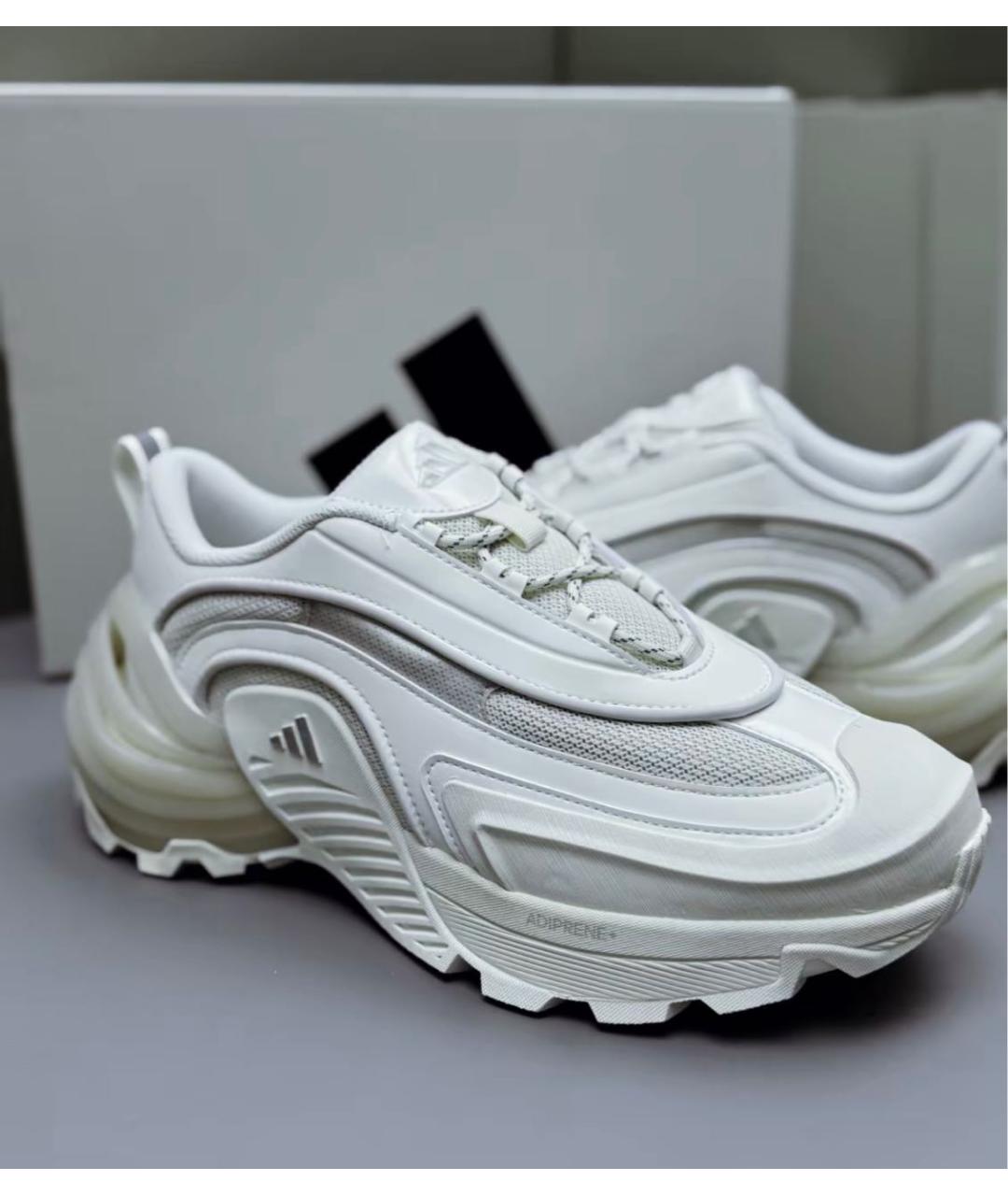 ADIDAS Белые кожаные кроссовки, фото 2