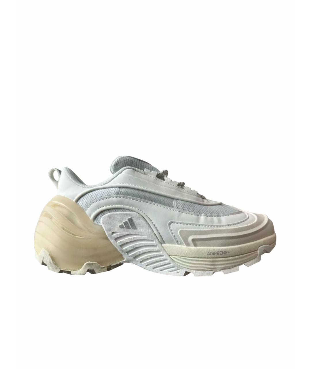 ADIDAS Белые кожаные кроссовки, фото 1