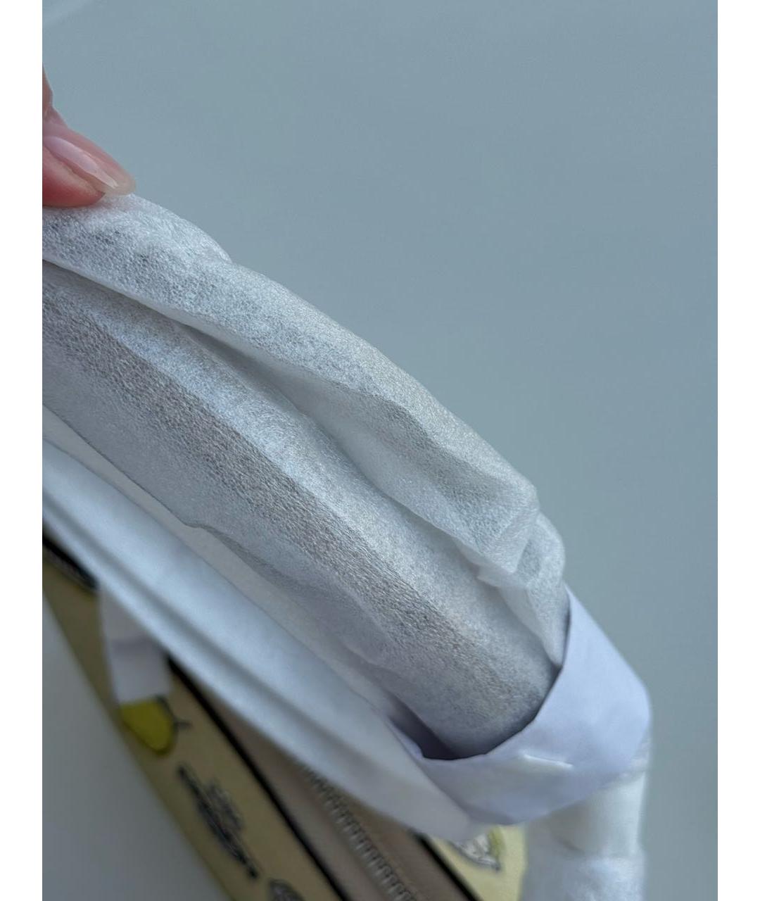 COACH Желтая сумка с короткими ручками, фото 8