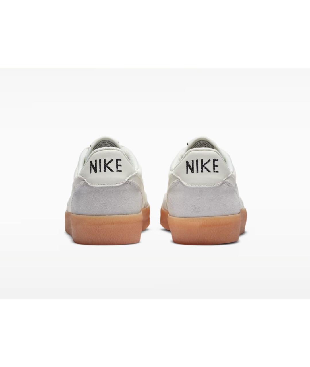 NIKE Белые кожаные низкие кроссовки / кеды, фото 4