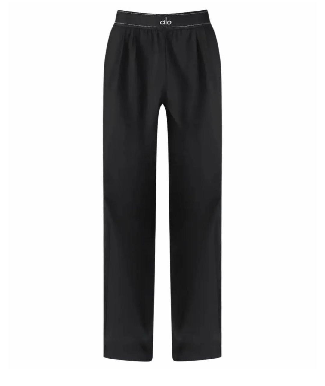 ALO YOGA Черные полиэстеровые спортивные брюки и шорты, фото 7