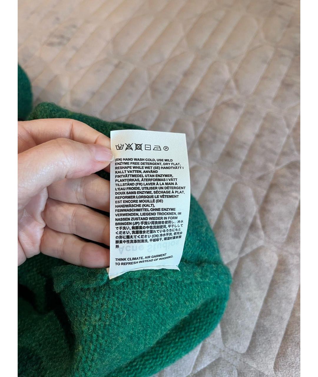 ACNE STUDIOS Зеленый шерстяной джемпер / свитер, фото 7