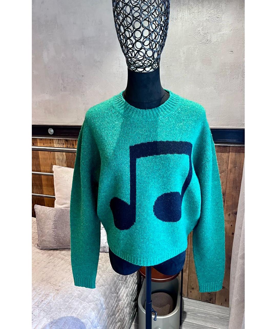 ACNE STUDIOS Зеленый шерстяной джемпер / свитер, фото 8