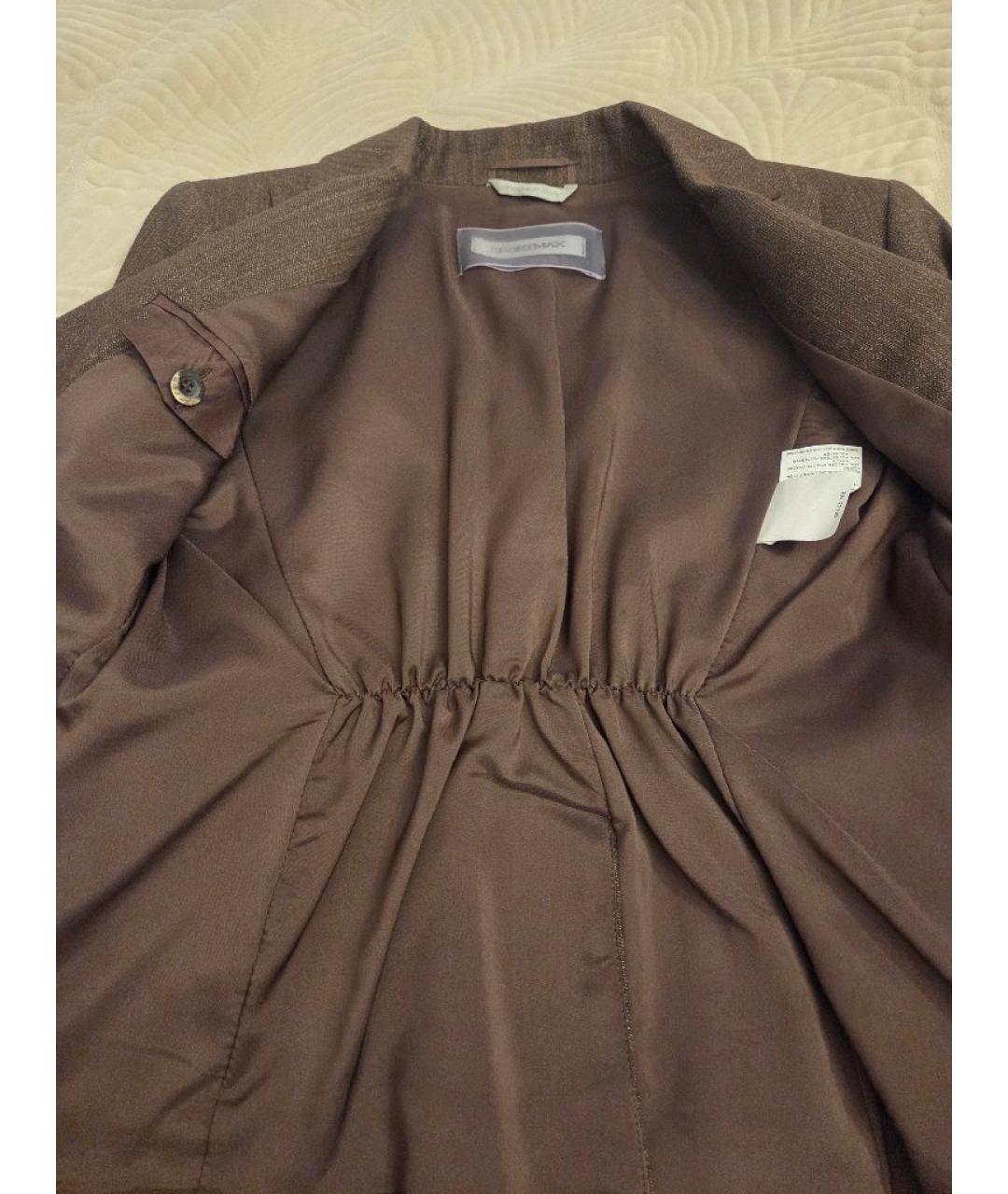 SPORTMAX Коричневый жакет/пиджак, фото 2
