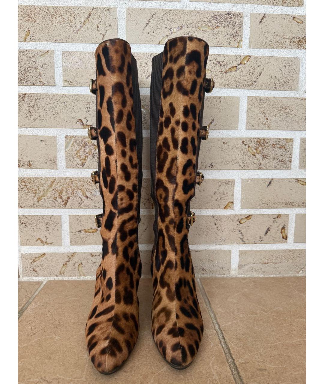 DOLCE&GABBANA Кожаные сапоги, фото 2