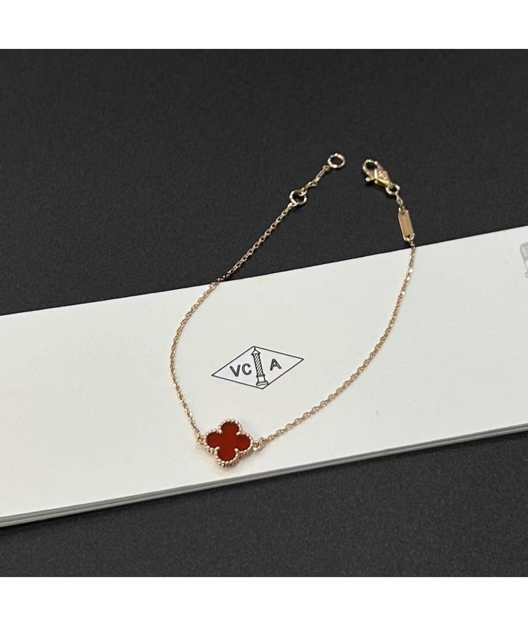 VAN CLEEF & ARPELS Красный браслет из розового золота, фото 4