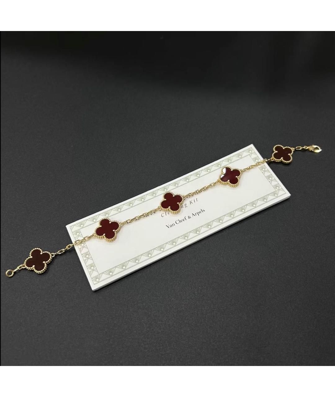 VAN CLEEF & ARPELS Красный браслет из желтого золота, фото 3
