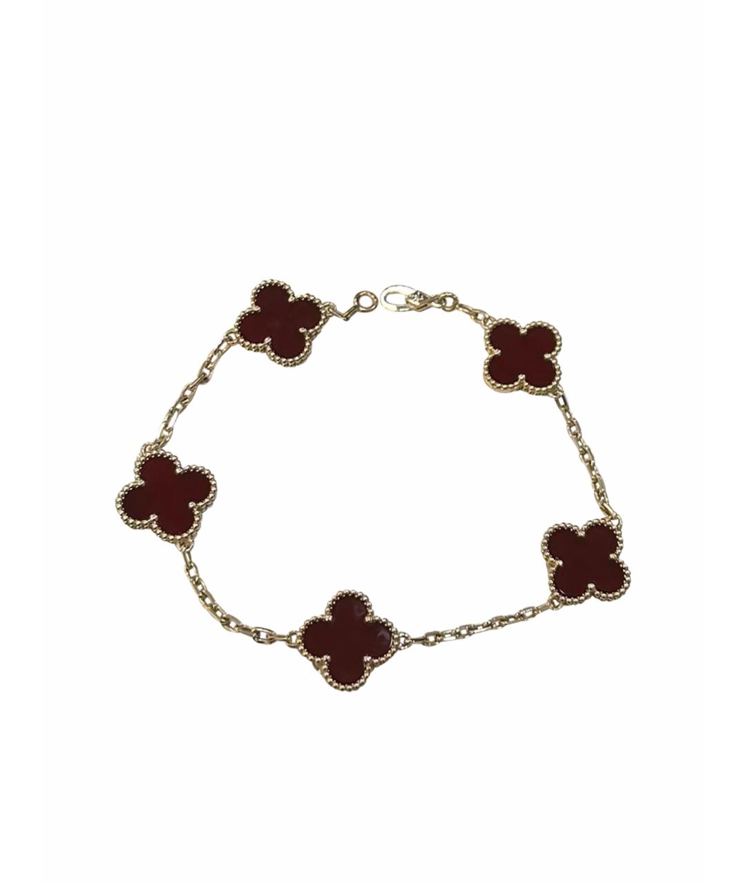 VAN CLEEF & ARPELS Красный браслет из желтого золота, фото 1