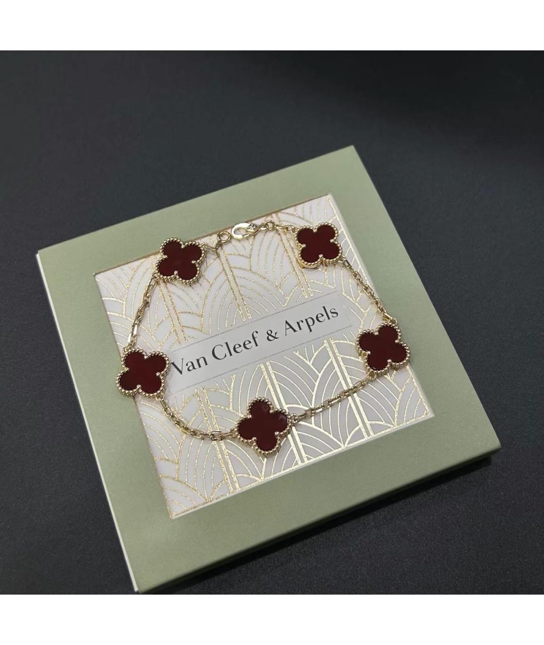 VAN CLEEF & ARPELS Красный браслет из желтого золота, фото 5