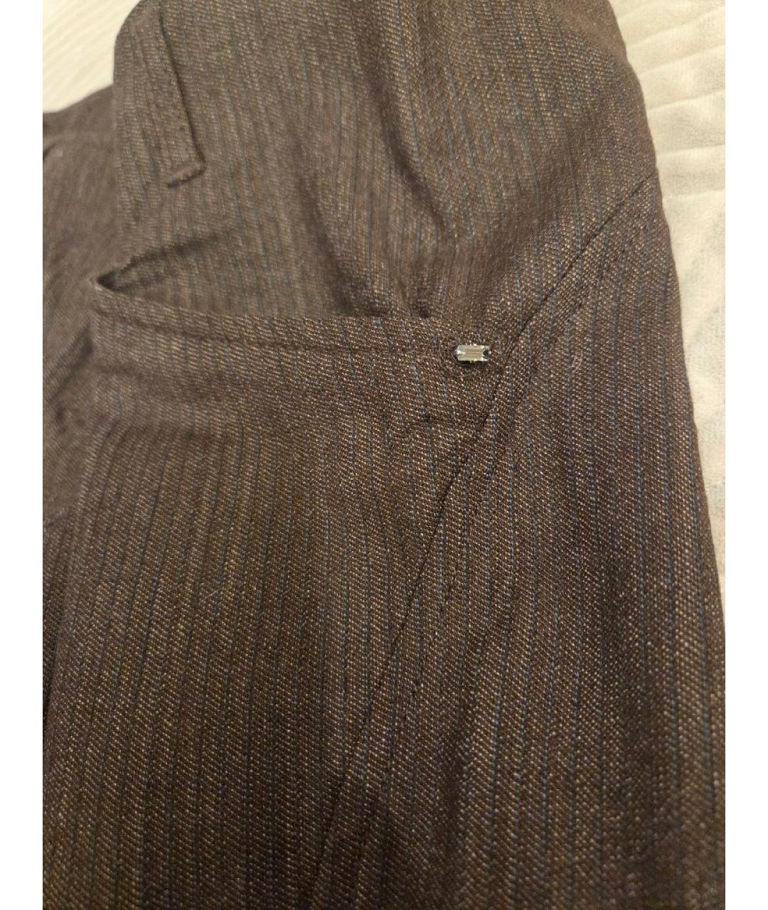 SPORTMAX Коричневые бриджи, фото 4