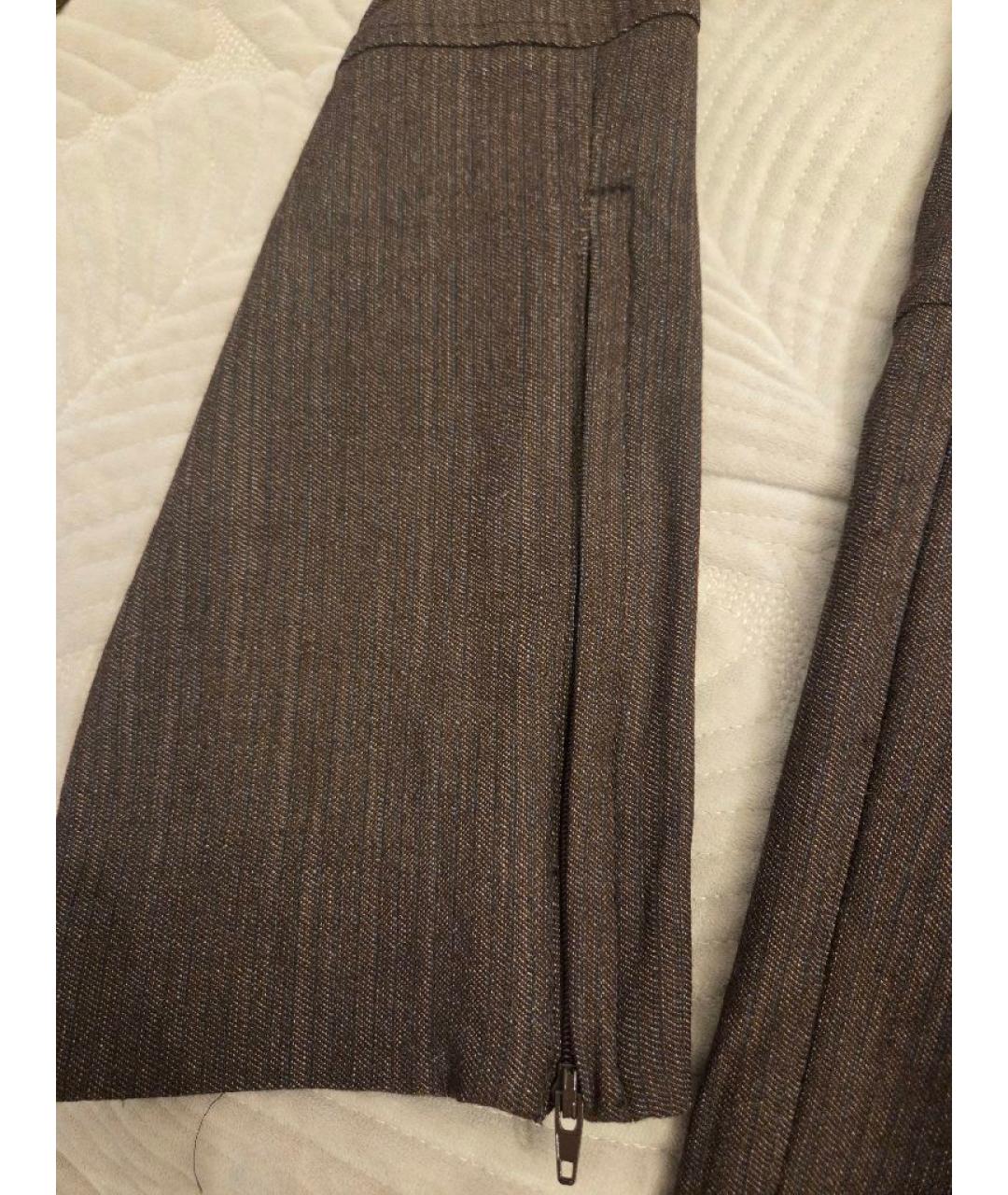 SPORTMAX Коричневые бриджи, фото 2