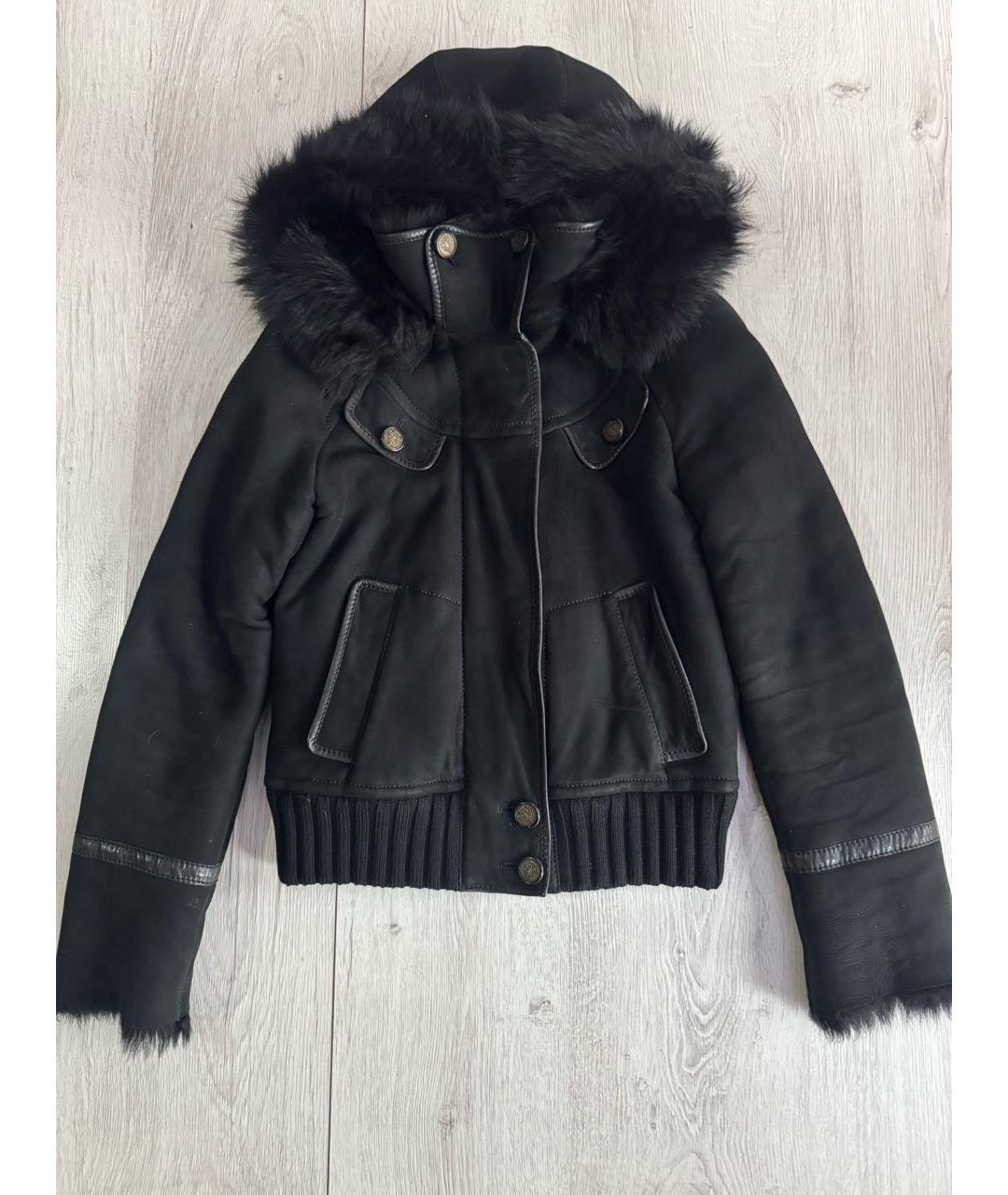 GUCCI Черная меховая дубленка, фото 9