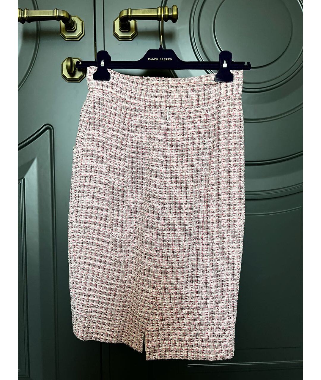CHANEL Розовый твидовый костюм с брюками, фото 6