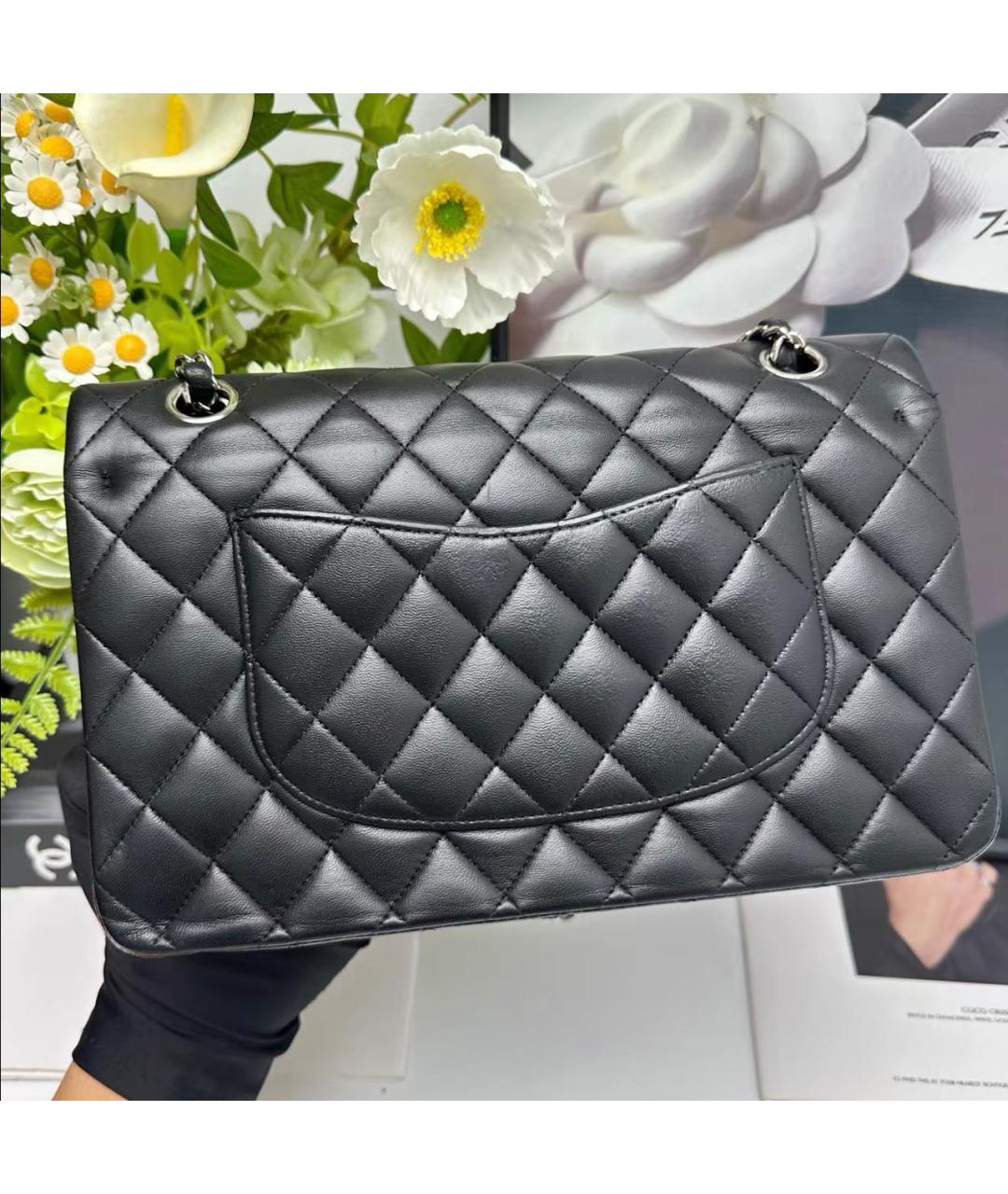 CHANEL Черная кожаная сумка через плечо, фото 2