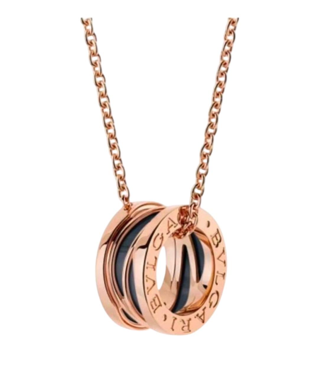 BVLGARI Золотое колье из розового золота, фото 1