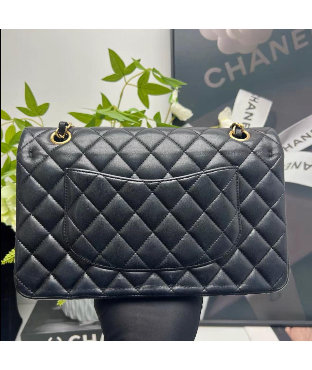 CHANEL Черная кожаная сумка через плечо, фото 2