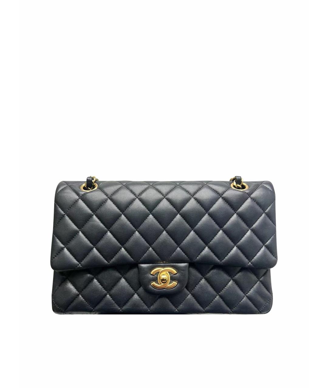 CHANEL Черная кожаная сумка через плечо, фото 1