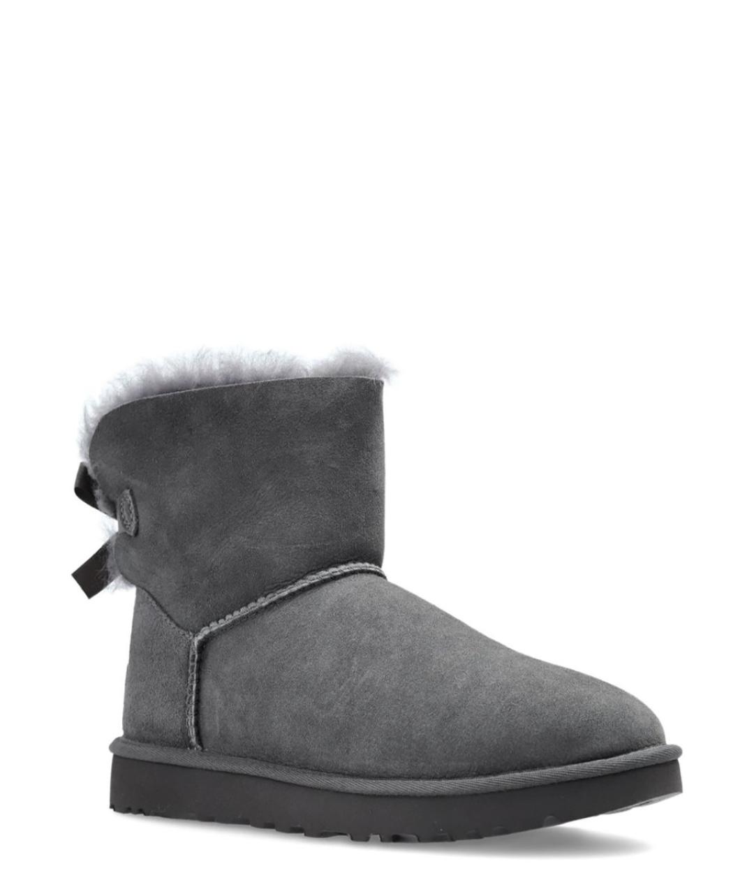 UGG AUSTRALIA Серые замшевые сапоги, фото 2