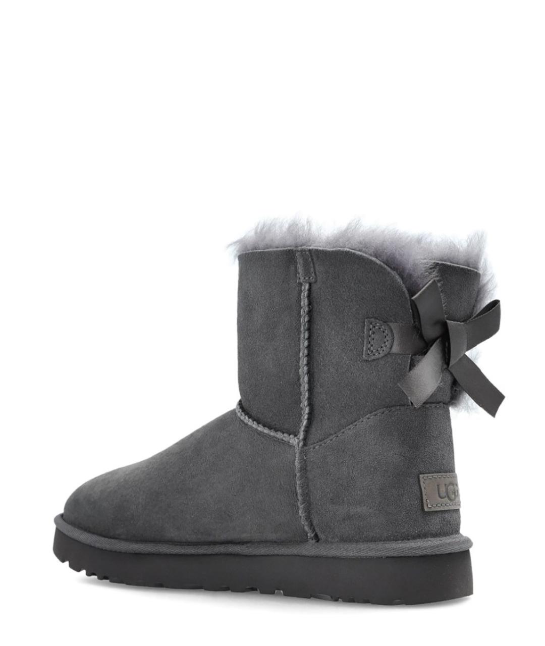 UGG AUSTRALIA Серые замшевые сапоги, фото 4